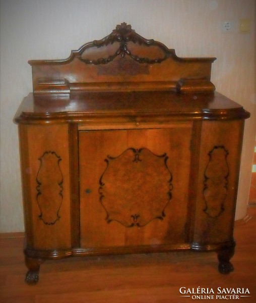 Beautiful inlaid, antique sideboard.