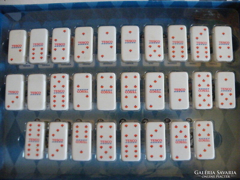 Hupikék törpikék dominó gyűjtemény gyűjtődobozzal