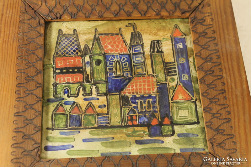 Painting painted on tiles 837