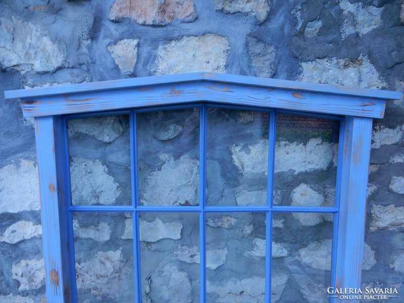 Kovácsoltvas antik ablak/díszablak/álablak restaurált állapotban