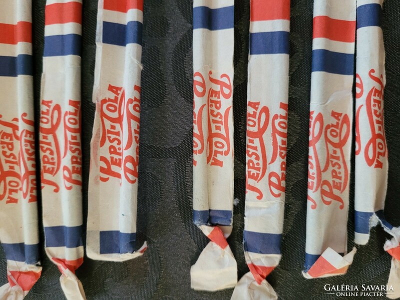 Pepsi cola régi szívószálak 10 db egyben.