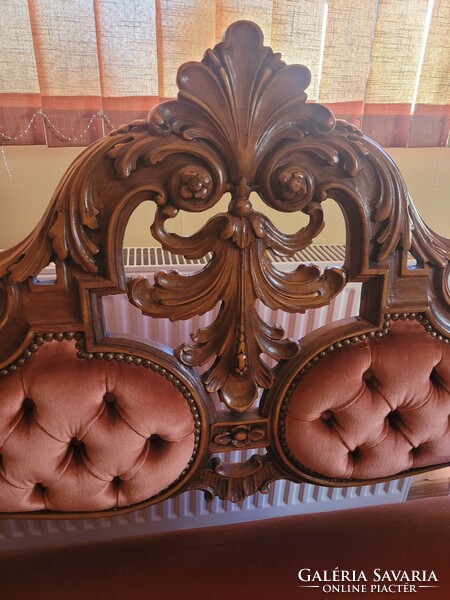 Antik Francia kanapé, pad