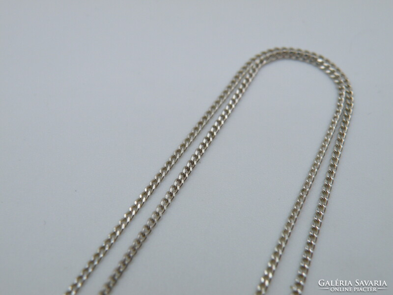 UK0214 Aranyos ezüst medál és nyaklánc csiszolt kövekkel 925