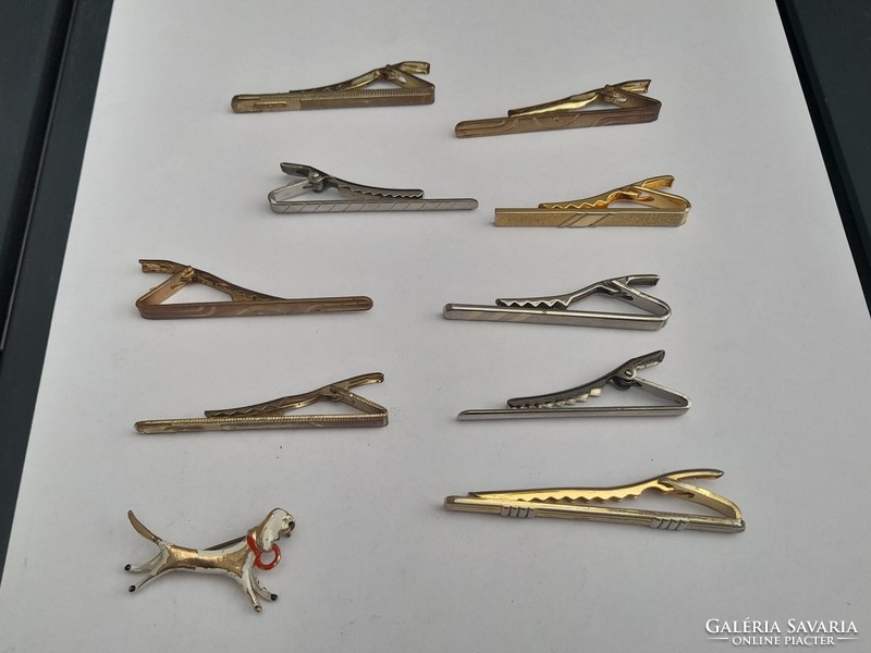 Tie clips or pins in one