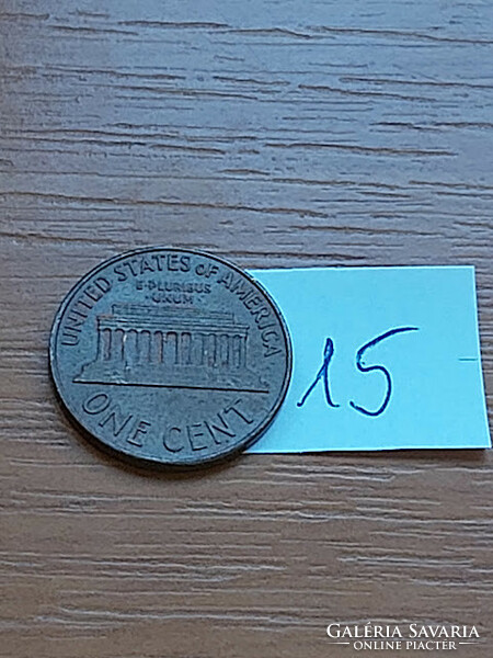 Usa 1 cent 1966 abraham lincoln, copper-zinc 15