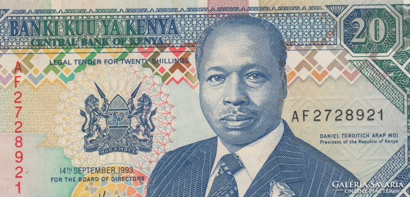 KENYA 20 SHILLING 1993