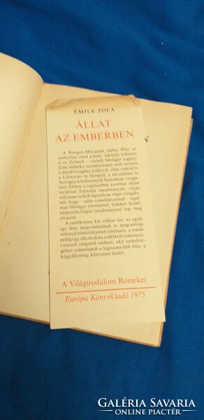 Émile Zola - Állat az emberben