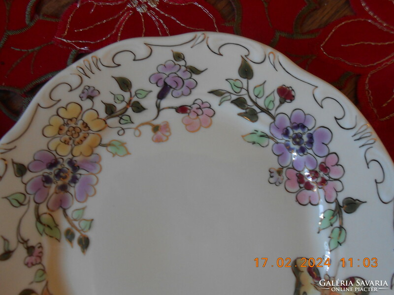 Zsolnay pillangós desszertes tányér