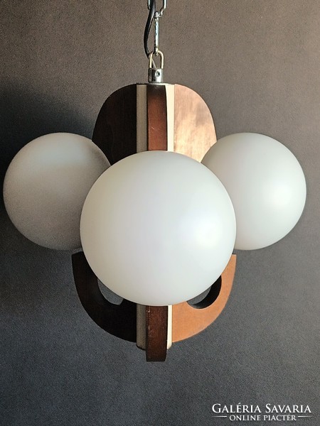 Scandinavian sputnik atom opal ceiling lamp. Negotiable!