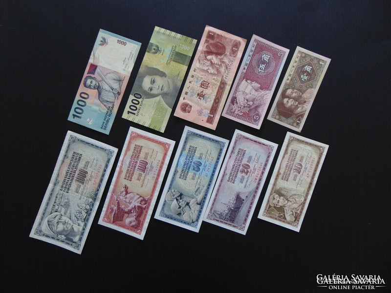 10 pieces of foreign nice crisp banknotes 04
