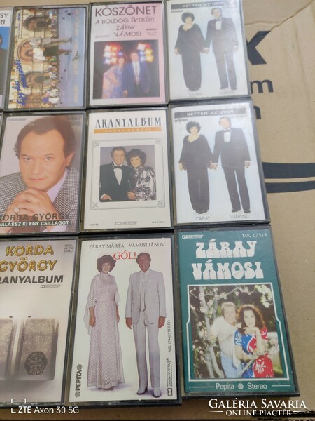 15 cassettes from the 60s-70s for sale, Korda, Csongrádi, Záray