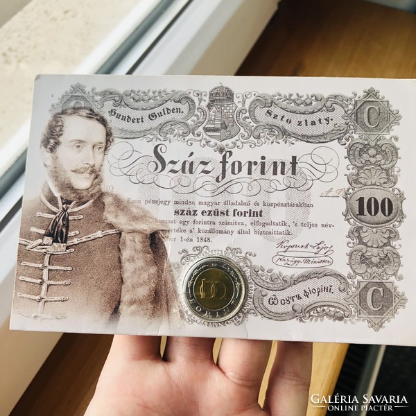 Kossuth 100 forint első napi veret