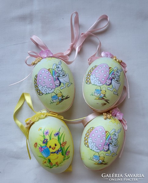 4 Easter eggs hanging decoration accessories