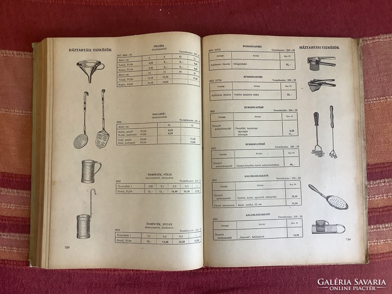 Antiques catalog ironware knife sparhelt kitchen garden peasant ethnography tool pot book 1966