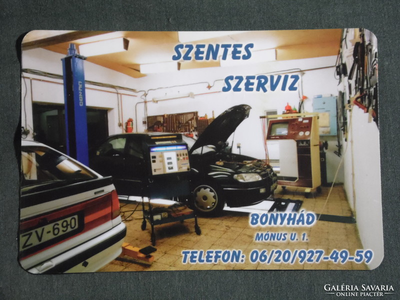 Kártyanaptár, Szentes autó szerviz, Bonyhád, 2006, (6)