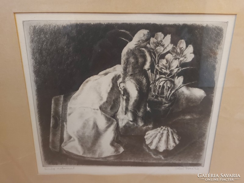 Theresa Kiss etching