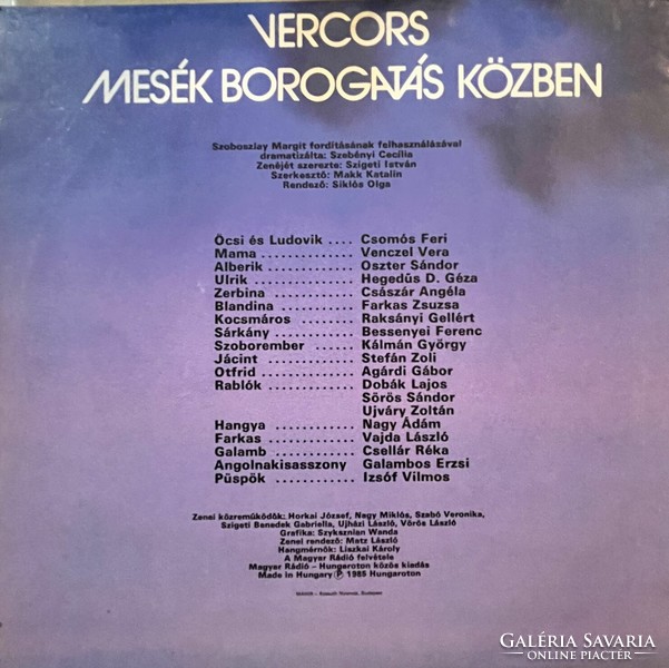 Vercors-Mesék borogatás közben