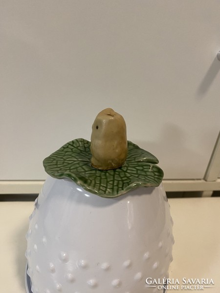 Ceramic owl 4 cm ring holder bowl (piece of an old collection)