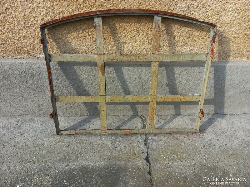 Antique iron window