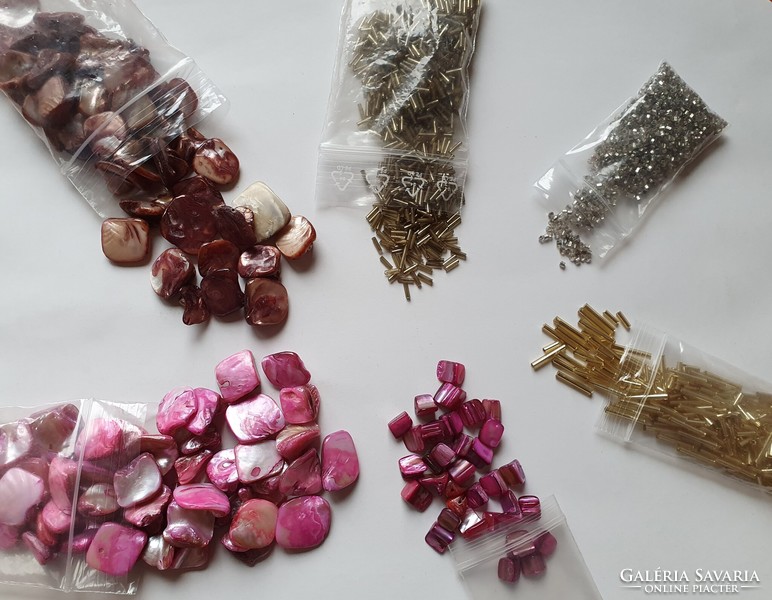 Pearl glass bead stringable shell for beading for jewelry making