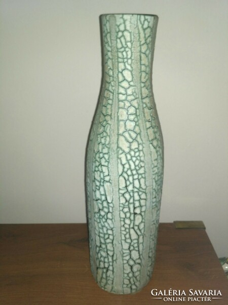 Retro, cracked glazed vase