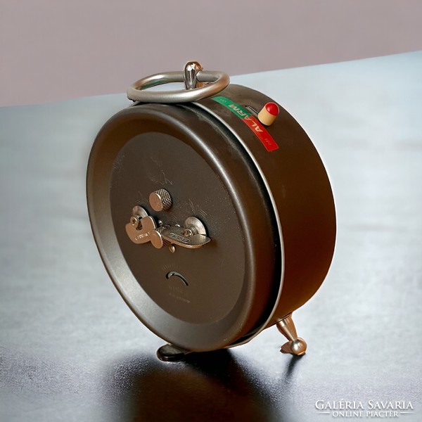 Retro, loft, industrial design wehrle nszk table clock