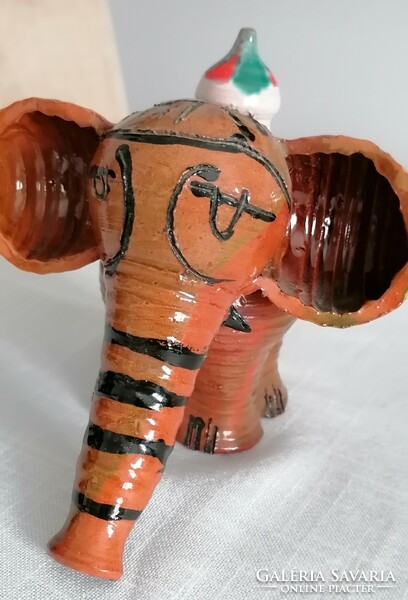 Ceramic retro elephant