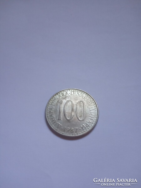 Szép 100  Dinár 1987 ( 4 )