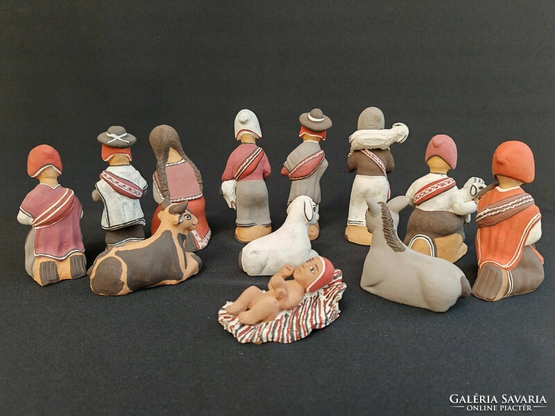 South American nativity figures.