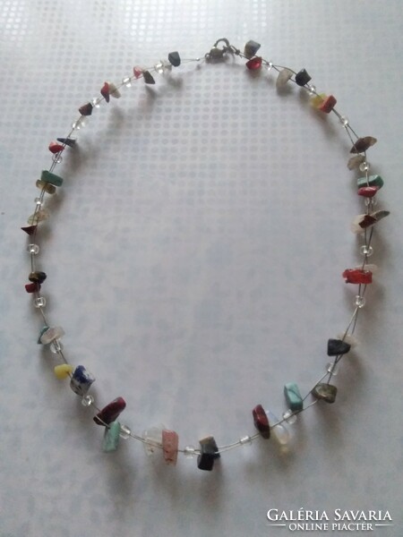Mineral stone necklace