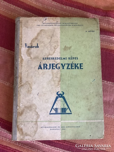 Régiség katalógus vasáruk bicska sparhelt konyhai kerti paraszti néprajz eszköz edény könyv 1966