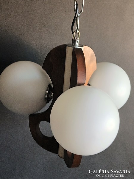 Scandinavian sputnik atom opal ceiling lamp. Negotiable!