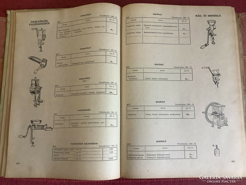 Antiques catalog ironware knife sparhelt kitchen garden peasant ethnography tool pot book 1966