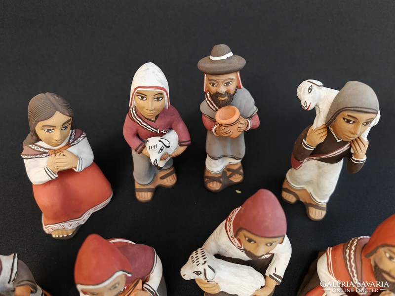 South American nativity figures.