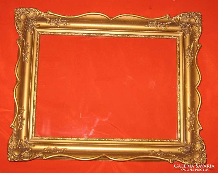 Beautiful antique blond frame 30 cm x 40 cm