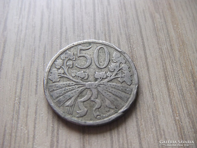 50 Heller 1921 Czechoslovakia