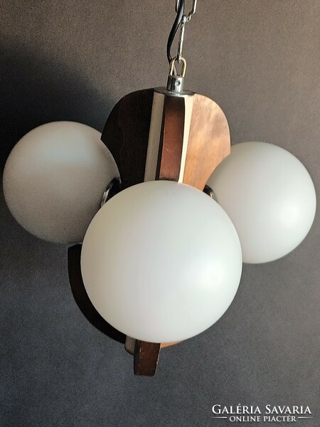 Scandinavian sputnik atom opal ceiling lamp. Negotiable!