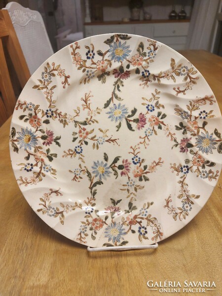 Antique Ignace Fischer faience plate