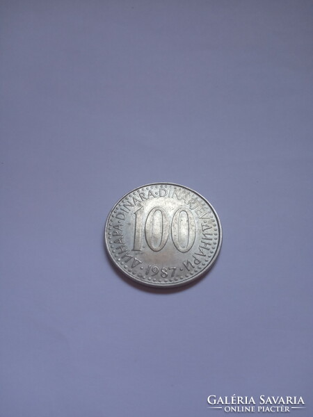 Nice 100 dinars 1987