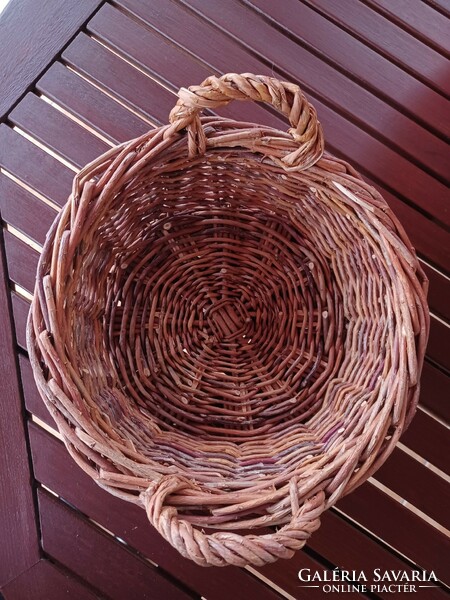 Easter vintage handwork woven from basket cane