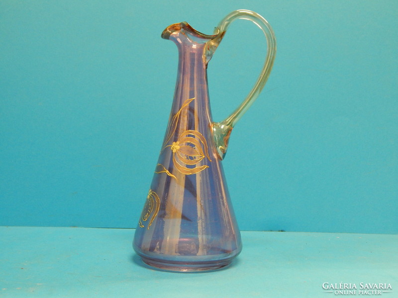 Art Nouveau glass decanter in perfect condition