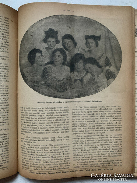 Hungarian girls - 1922 year bound - January 1 - December - edited by anna tutsek