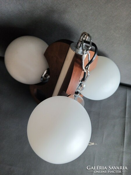 Scandinavian sputnik atom opal ceiling lamp. Negotiable!