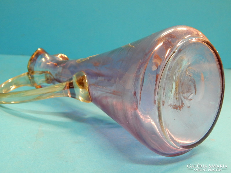 Szecessziós üveg karaffa hibátlan állapotban