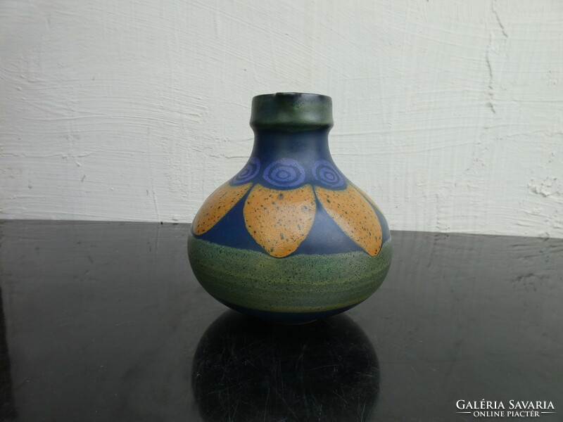 Kmk keramik manufaktur kupfermühle) ceramic jug, flower vase jug mid century made in Germany