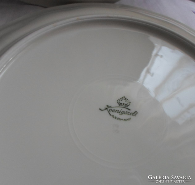 Koenigszelt porcelain flat plate, plate (Königszelt)