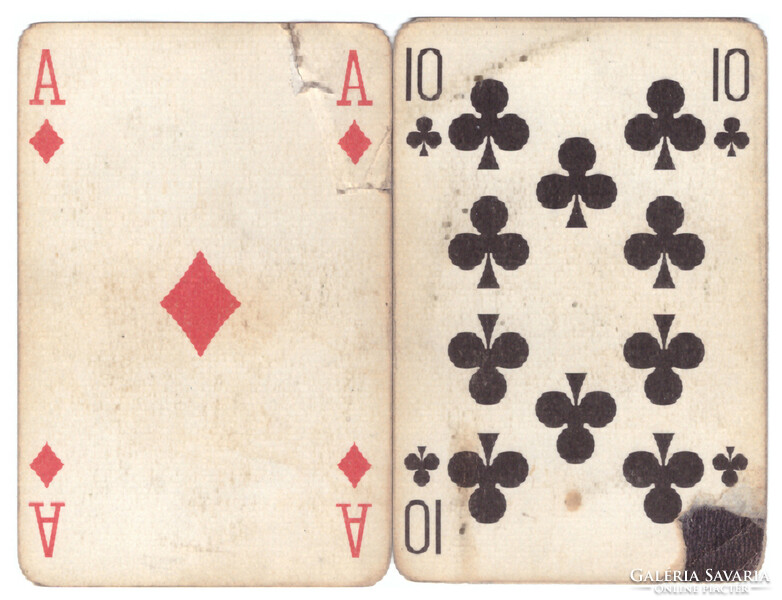 308. Nemzetközi képes francia kártya Játékkártyagyár 1960 körül 36 lap