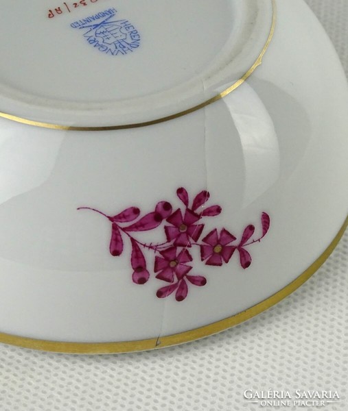 1Q466 Régi sérült Herendi porcelán bonbonier 2 darab
