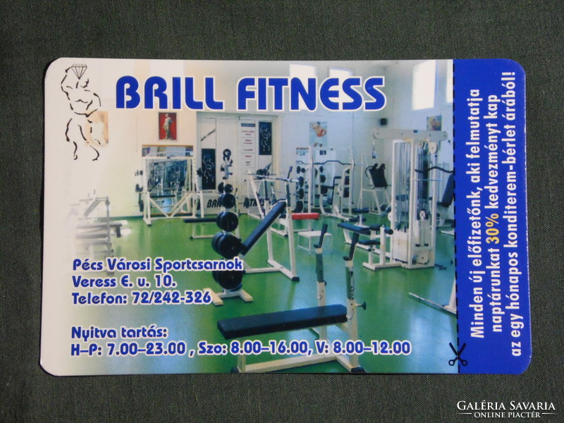 Card calendar, brill fitness room, Pécs sports hall, 2006, (6)