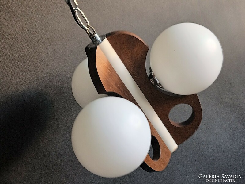 Scandinavian sputnik atom opal ceiling lamp. Negotiable!